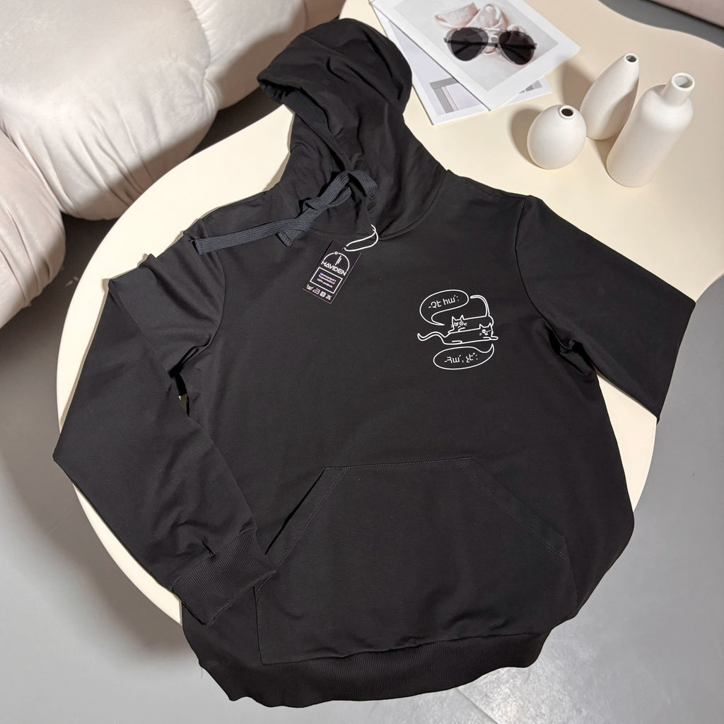 No way, right? Way, no? Hoodie